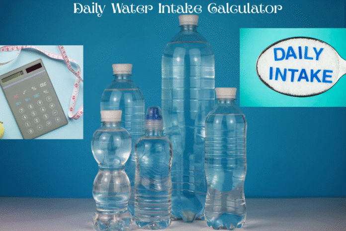 Daily Water Intake Calculator