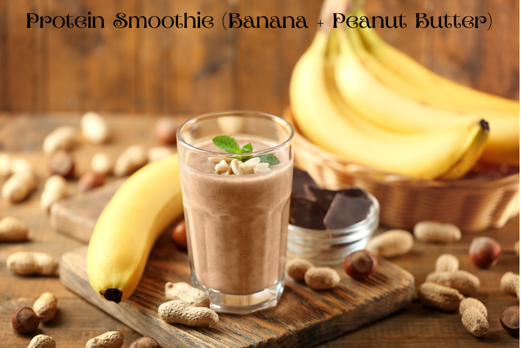 Protein Smoothie (Banana + Peanut Butter): A high-protein breakfast for weight loss