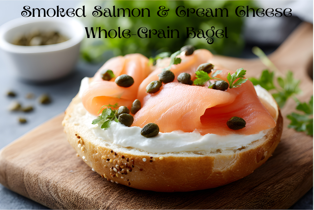 Smoked Salmon & Cream Cheese high-protein breakfast for weight loss
